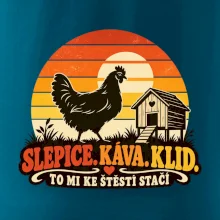 Slepice káva klid a pohoda