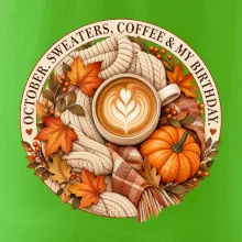 October sweaters coffee my birthday podzimní káva a svetr