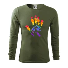 LGBT hand print