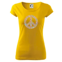 Peace symbol lístečky