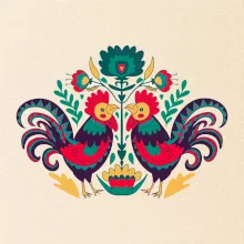 Folklor - Slepice barevné