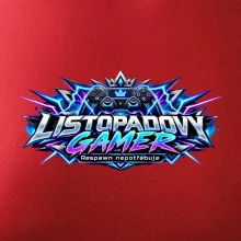 Listopadový gamer s neonovým herním ovladačem