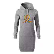 Srdce pride duha kreslená