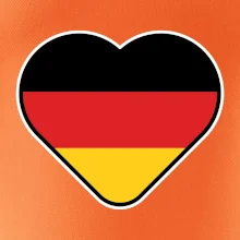 Germany love velké - Německá vlajka