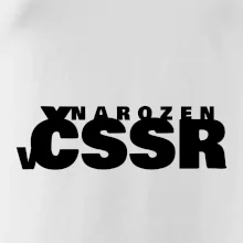 Nápis - Narozen v ČSSR