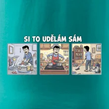 Si to udělám sám - muž s knírkem