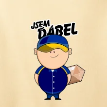 Jsem ďábel doručovatel modro žlutý