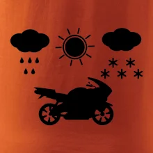 Motorkář za každého počasí - silnice