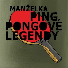 Manželka ping pongové legendy