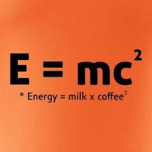 e = mc2 - coffee milk