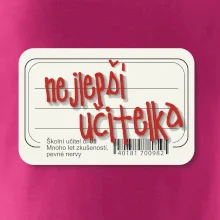 Nejlepší učitelka sešit