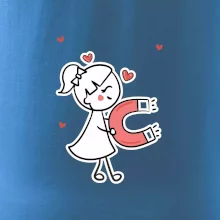 Párový motiv - panáček a magnet