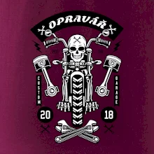 Lebka motorkář opravář