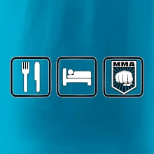 Eat sleep MMA v řádku