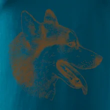 Husky - hlava z boku