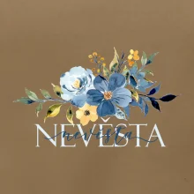 Nevěsta květy modré