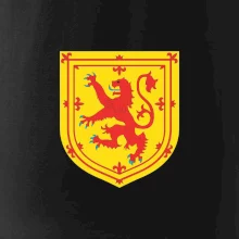 Skotský lev na hrudi