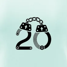 Narozeninové tričko pro policajta - pouta 20