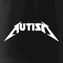 Autism rock nápis