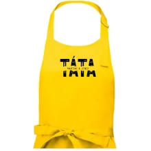 Černý nápis táta a jména dětí