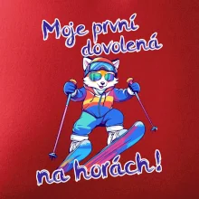 Moje první dovolená na horách modrá liška