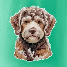 Lagotto romagnolo vyšívaná hlava
