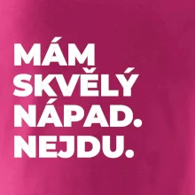 MÁM SKVĚLÝ NÁPAD. NEJDU.