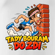 Maratonec tady bourám do zdi