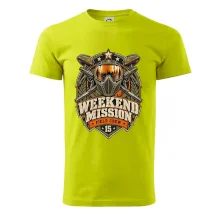 Víkendová mise vintage paintball odznak