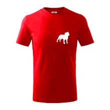 Americký stafordširský teriér  Na prsu