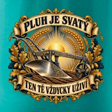 Posvátný pluh s pšeničnou svatozáří