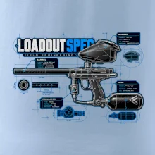 Technický výkres loadout spec paintball