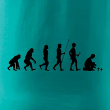 Evoluce houbař muž