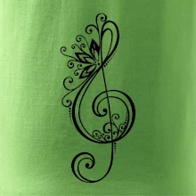 Houslový klíč kytky