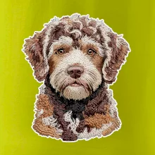 Lagotto romagnolo vyšívaná hlava