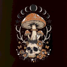 Goblincore magical mushroom