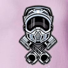 Cross rider písty helma