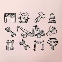 Odtahová služba - ikony