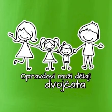 Opravdoví muži dělají dvojčata - holka kluk