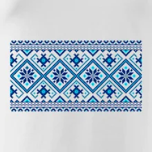 Ukrajinský vzor - modrý