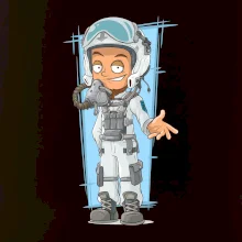 Vesmírný voják oranžový