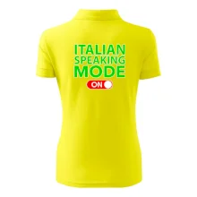 Italian speaking mode - ON