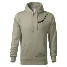 Running nápis šikmo