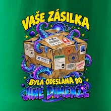 Vaše zásilka byla odeslána do jiné dimenze
