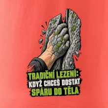 Tradiční lezení se spárou v těle