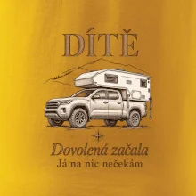 Dítě dovolená začala já na nic nečekám obytný pick-up