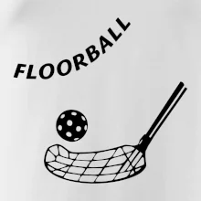 Floorball nápis šikmo