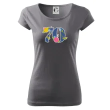 Květinové číslo kreslené - 70