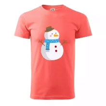 Sněhulák se šálou