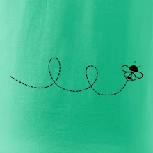 Dráha letu včely - smyčka